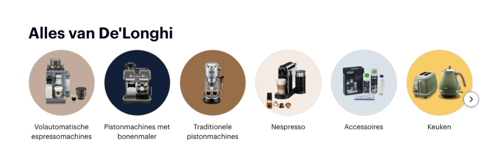 Bol.com plaza optimalisatie voor campagne DeLonghi